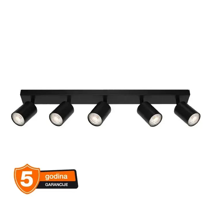 OSRAM crna spot lampa 5xGU10