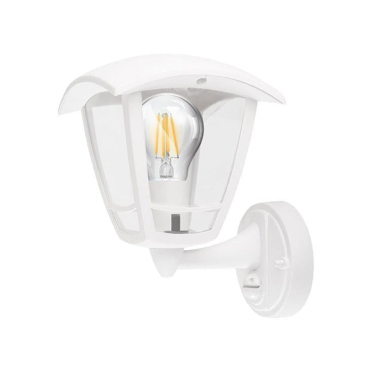 BRAYTRON bela zidna lampa sa senzorom 1xE27