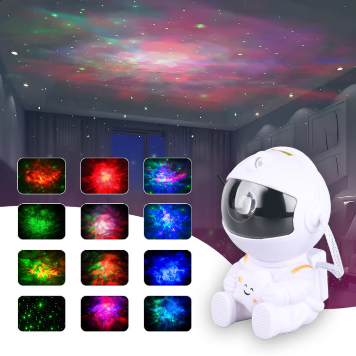 LED projektor Astronaut — zvezdano nebo i nebula, daljinski