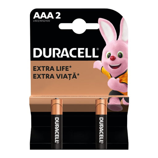DURACELL Baterija alkalne AAA (LR03) — 1.5 V, 2 kom.