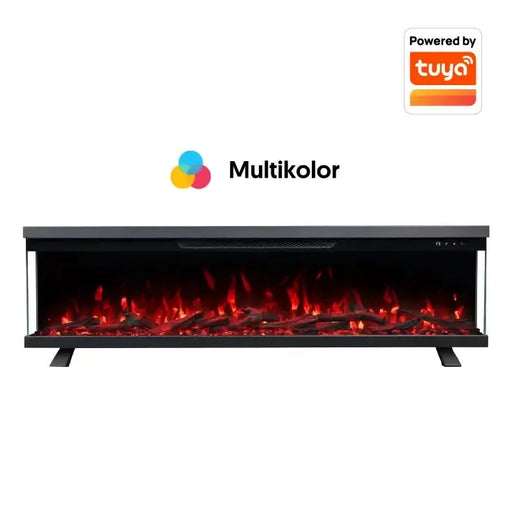 PROSTO smart elekt. panorama 50" 3u1 kamin 1800W