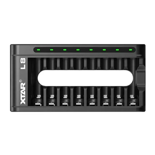 XTAR XTL8 USB punjač za AA/AAA akumulatore — 8 kanala, Li-ion i Ni-MH