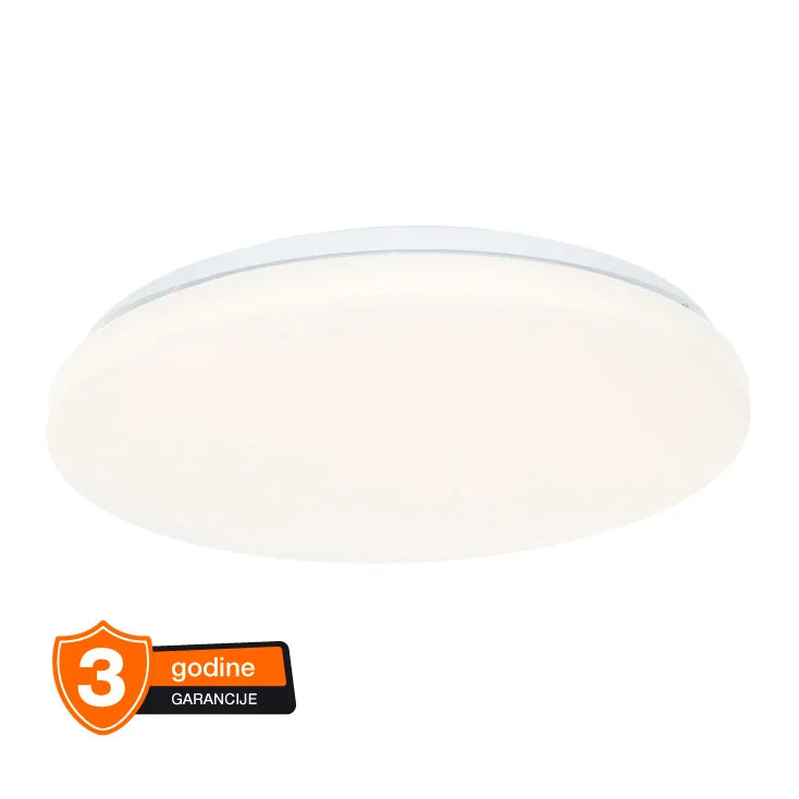 OSRAM LED plafonjera Ø330 — 18W, 3000K, IP20, mat bela