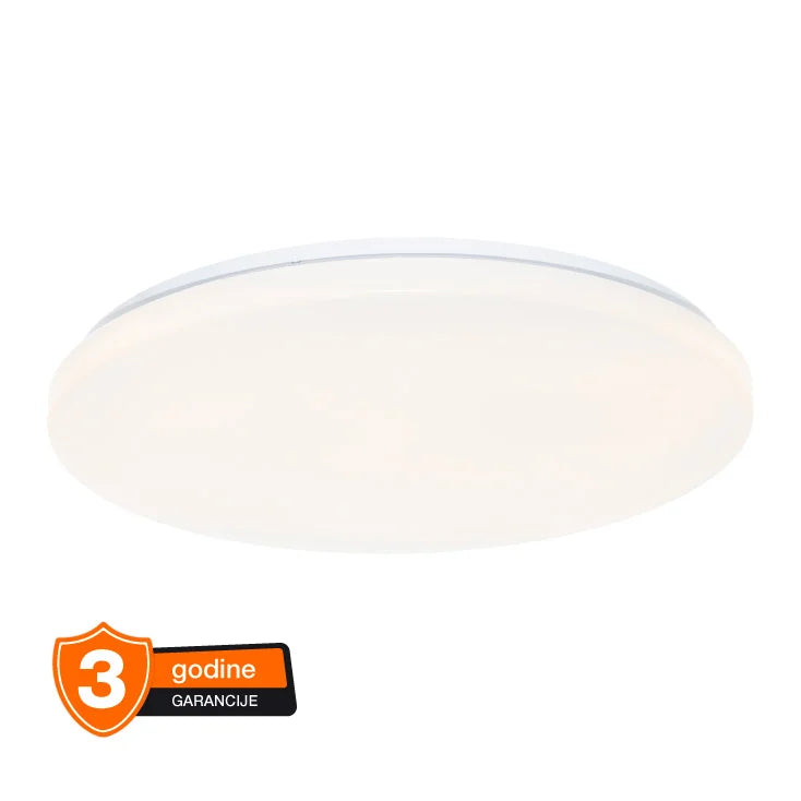 OSRAM LED plafonjera Ø480 — 36W, 3000K, IP20, mat bela