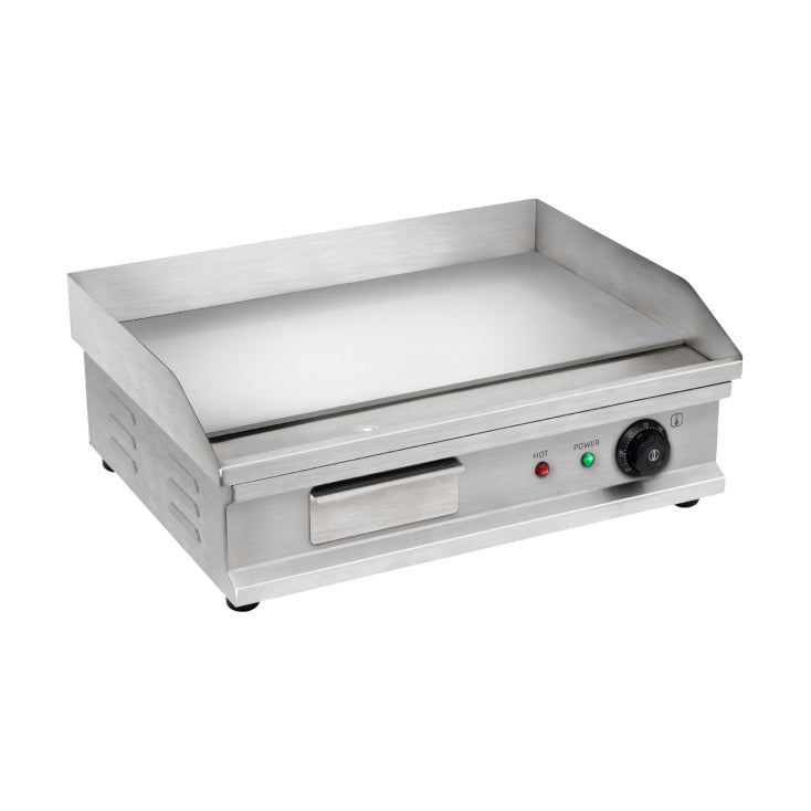 HOME električni gril sa čeličnom pločom — 3000 W, 53.8×29.7 cm