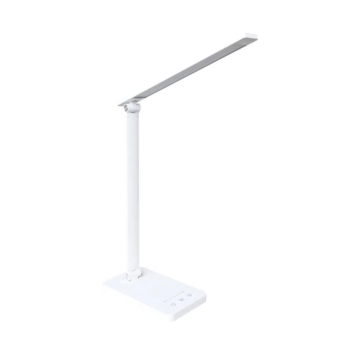 OSRAM sklopiva stona LED lampa sa satom — 6,5 W, CCT, USB, bela