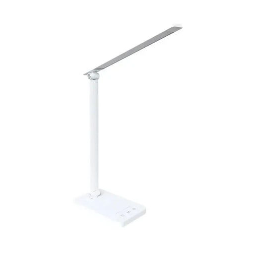 OSRAM sklopiva stona LED lampa sa satom — 6,5 W, CCT, USB, bela