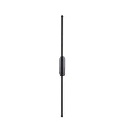 Crna zidna LED lampa 12W 3000K IP20 1m