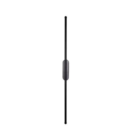 Crna zidna LED lampa 12W 3000K IP20 1m