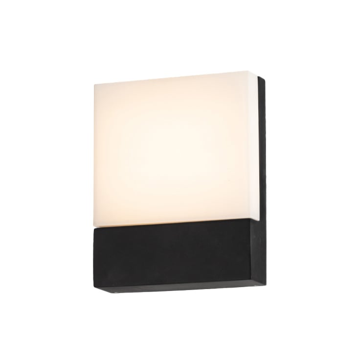 Zidna LED lampa 10W 3000K IP65 crna