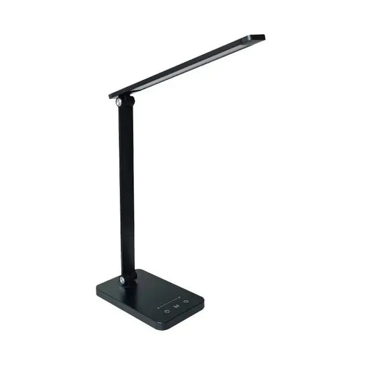 OSRAM sklopiva stona LED lampa sa satom — 6,5 W, CCT, USB, crna