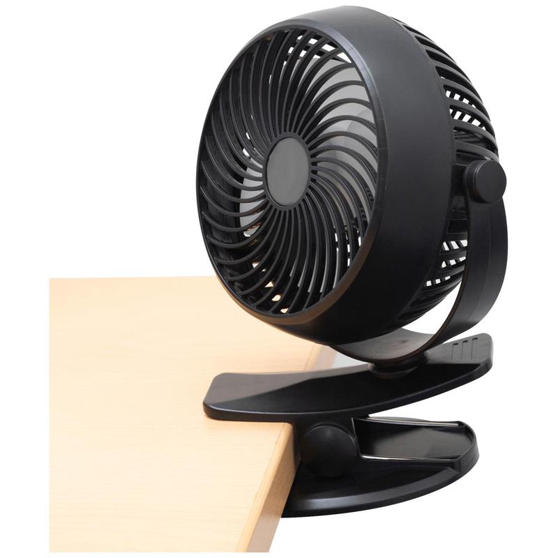 Home Ventilator Clip On, prečnik 10 cm, Li-Ion 1800mA - CLF 10/BK