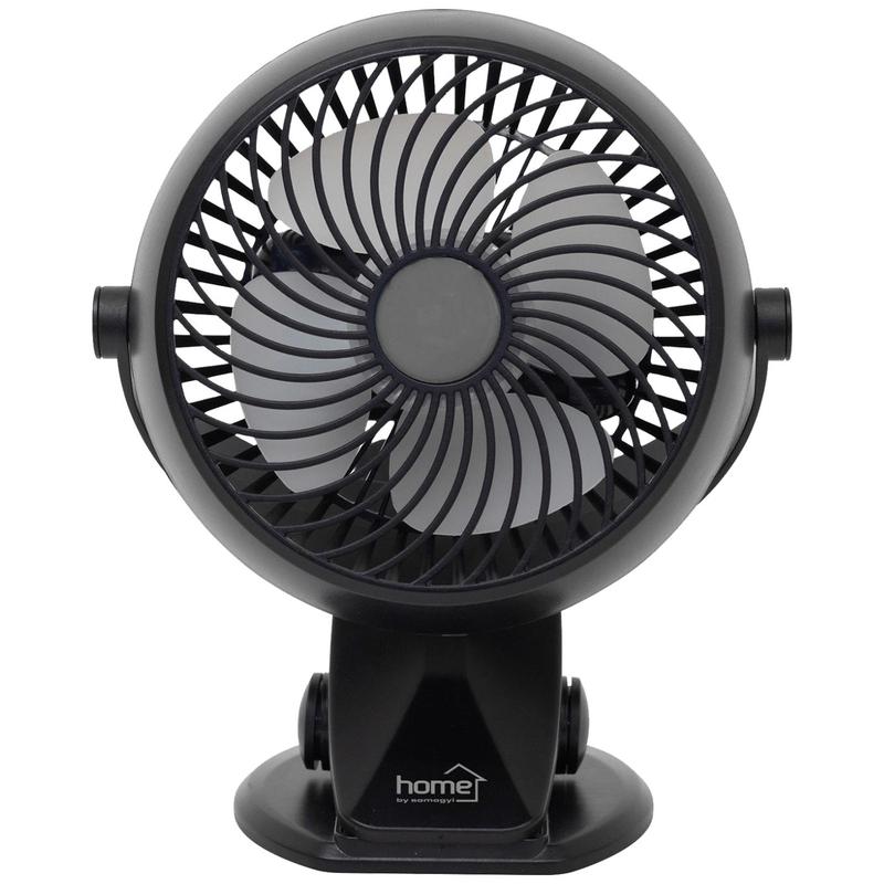 Home Ventilator Clip On, prečnik 10 cm, Li-Ion 1800mA - CLF 10/BK