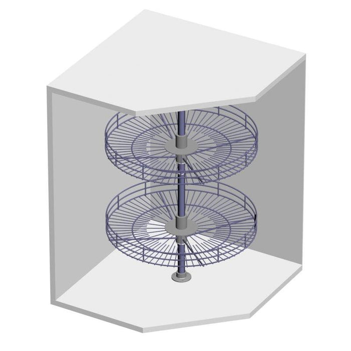 Ugaona okretna mreža pun krug