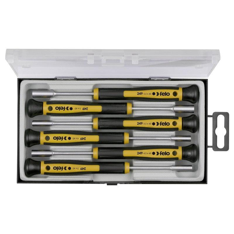 Set precizni šrafcigera HEX-nut Felo 24996166 6 kom