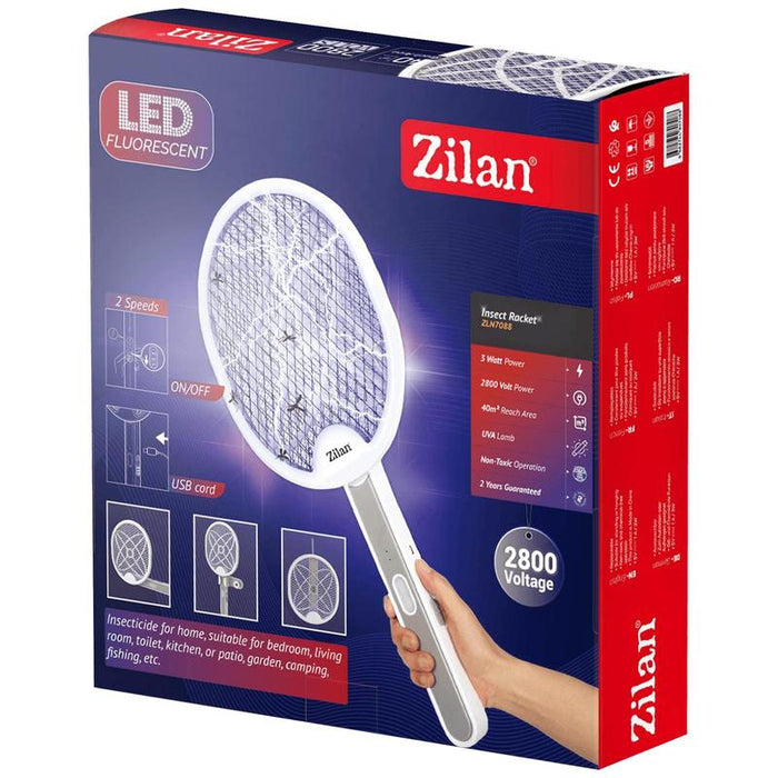 Zilan Električna zamka (reket) za insekte (komarce, muve i sl.) - ZLN7088