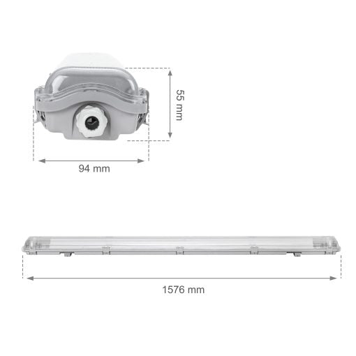 Limea led vodotesna 2×150 IP65
