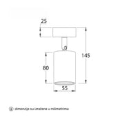 Spot lampa 1xGU10