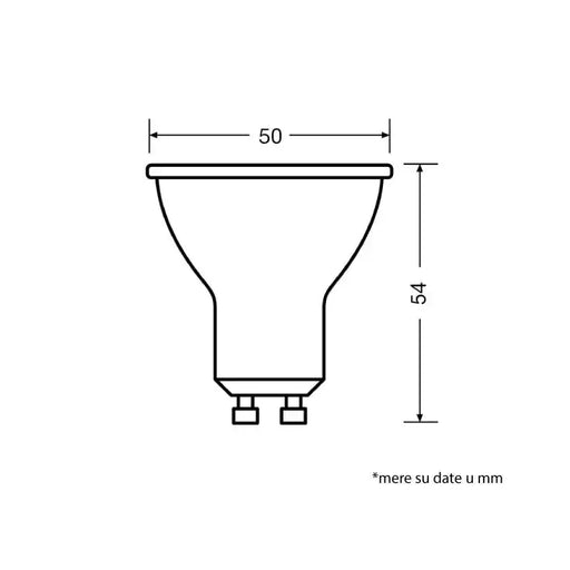 LED sijalica crna 6500K 6.9W GU10 120° OSRAM
