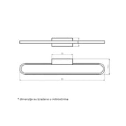 Zidna LED lampa 10W