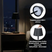 PROSTO stona punjiva LED lampa CCT 800mAh
