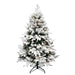 Veštačka jelka 150cm sa osvetljenjem i snegom