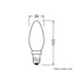LED sijalica B25 2700K 2.8W E14 OSRAM