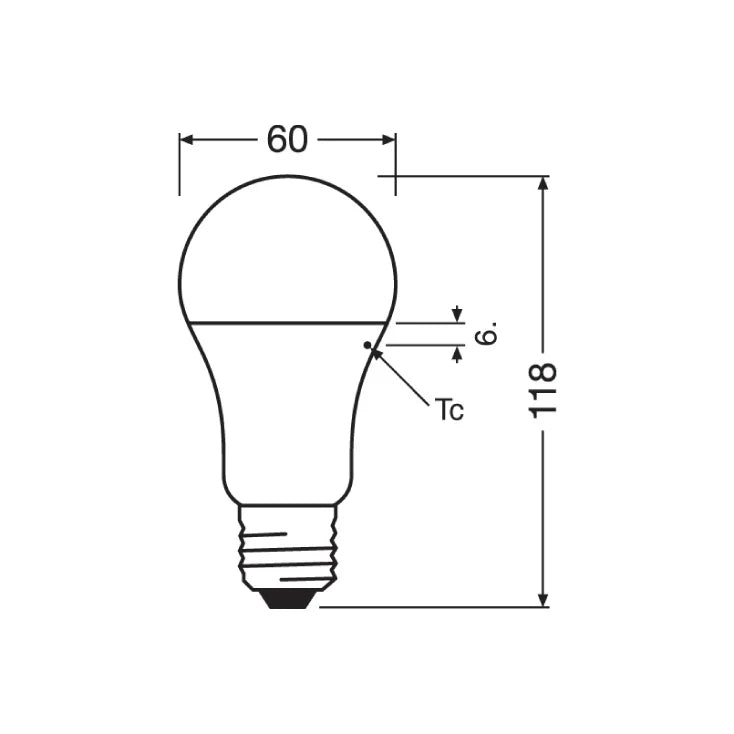 OSRAM LED sijalica A100 od reciklirane plastike — 13 W, 3000K, E27