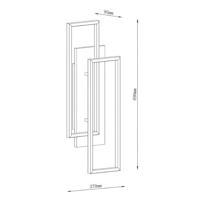 LED plafonjera 40W, promenljiva boja svetla