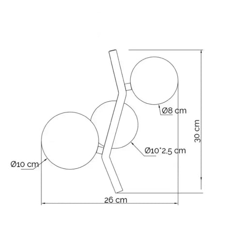 Zidna lampa 2xG9