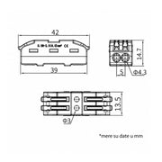 Bezvijačna spojnica-klemna, 2P/2P 0.2-4 mm² 450V/32A — pak. 10 kom