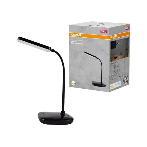 OSRAM stona LED lampa sa touch podešavanjem — 12 W, CCT, USB, crna