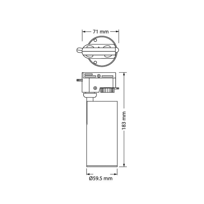 OSRAM TWO TONE c-b monofazni šinski reflektor 6W