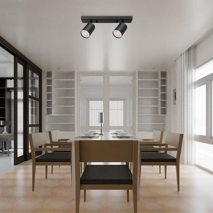 BRAYTRON crna spot lampa 2xGU10