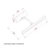 Zidna LED lampa 7W