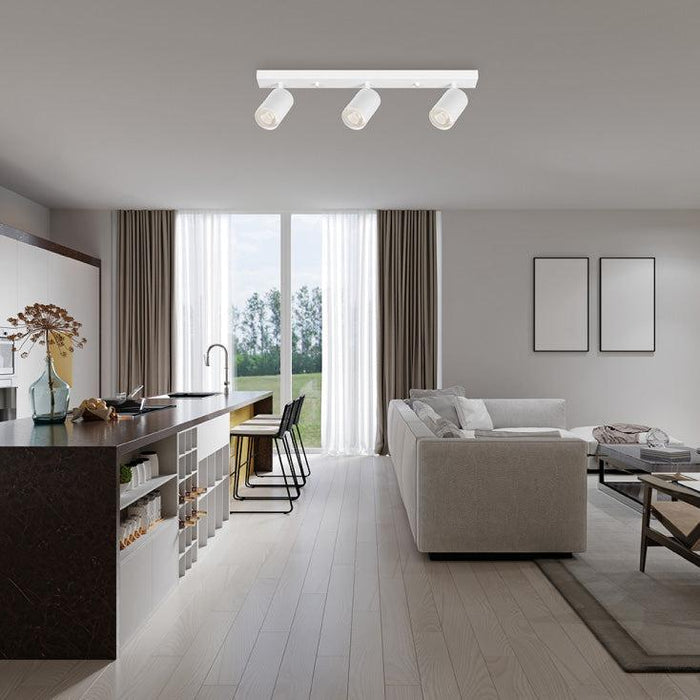 BRAYTRON bela spot lampa 3xGU10