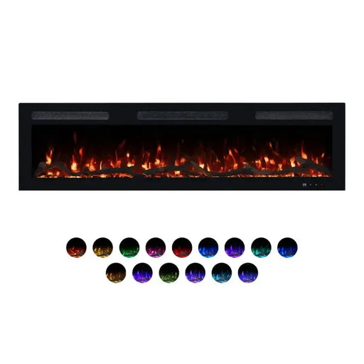 PROSTO smart el. 50" 3u1 multikolor s. kamin 1800W