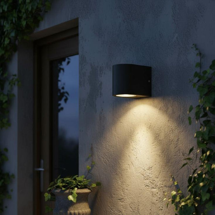 BRAYTRON siva zidna lampa 1xGU10