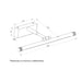 Zidna LED lampa 9W