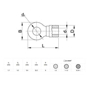 Okasta stopica 5,3mm