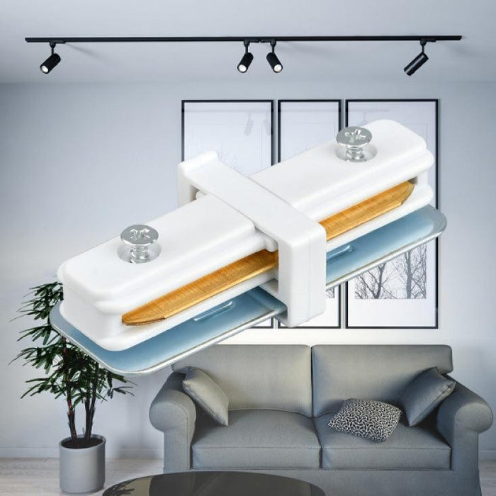 BRAYTRON ravna spojnica bela za monofaznu šinu