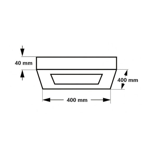 LED plafonjera 36W, promenljiva boja svetla
