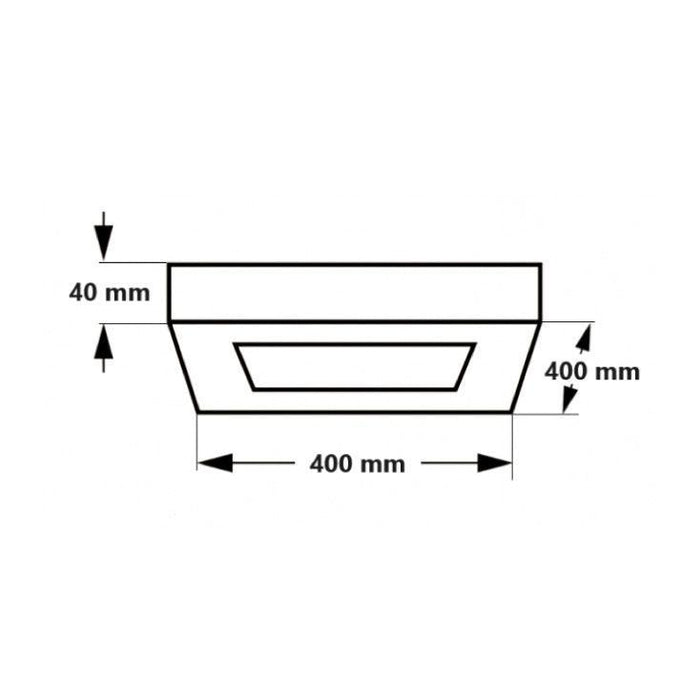 LED plafonjera 36W, promenljiva boja svetla