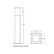 Stubna lampa 1xE27