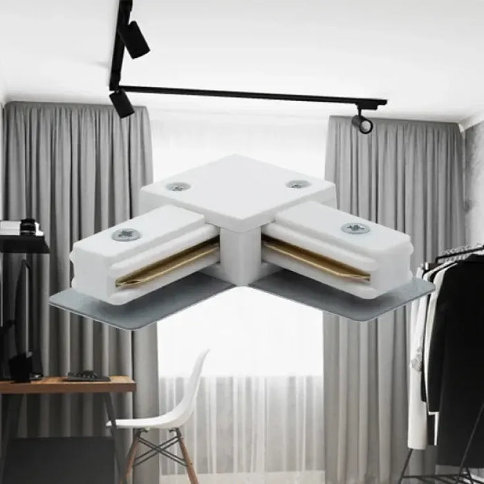 BRAYTRON L spojnica bela za monofaznu šinu