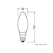 LED sijalica B75 2700K 7W E14 OSRAM