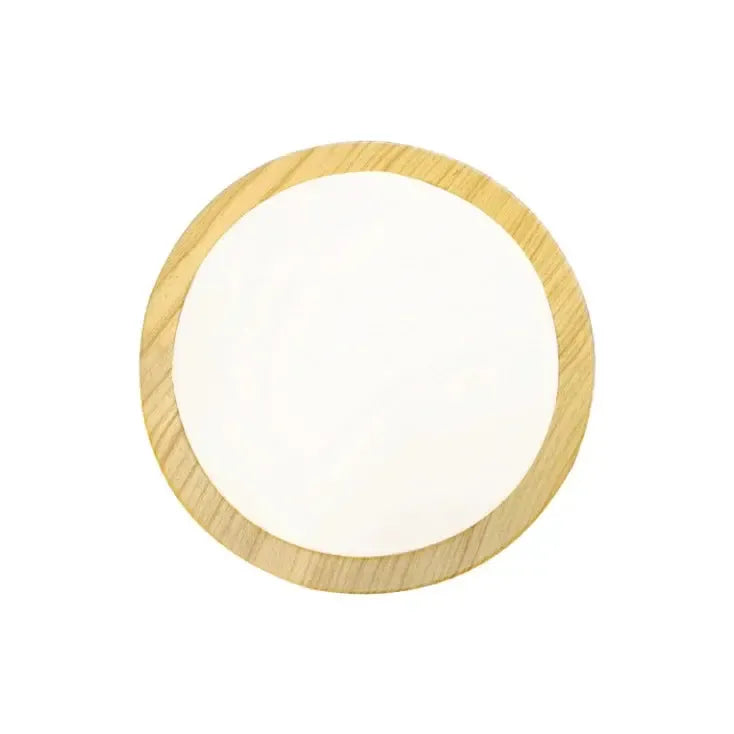 LED plafonjera MONA-300 — 30 W, CCT 3000/4000/6500 K, IP65, drvo/bela