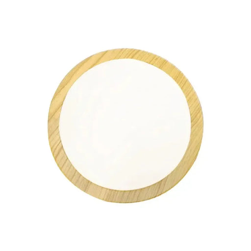 LED plafonjera MONA-300 — 30 W, CCT 3000/4000/6500 K, IP65, drvo/bela