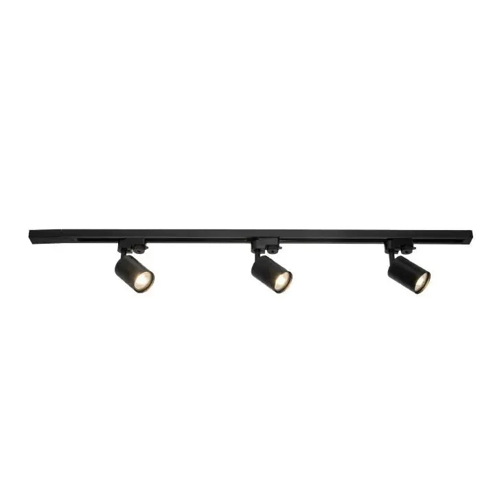 OSRAM ELEMENTAL šinski set — šina 1m + 3 reflektora, GU10, crni