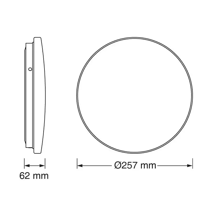 OSRAM LED plafonjera sa senzorom — 12W, 4000K, IP20